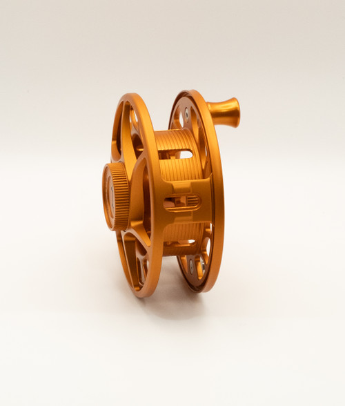 Used Hatch Iconic 5+ Camp Orange Fly Reel