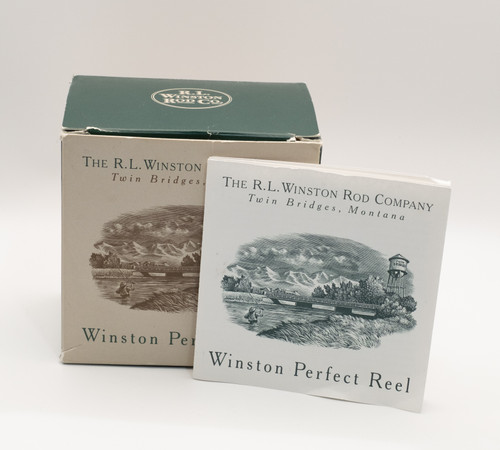 Used Hardy (Winston) Perfect  3 1/8" Fly Reel w/ Winston Perfect Spool