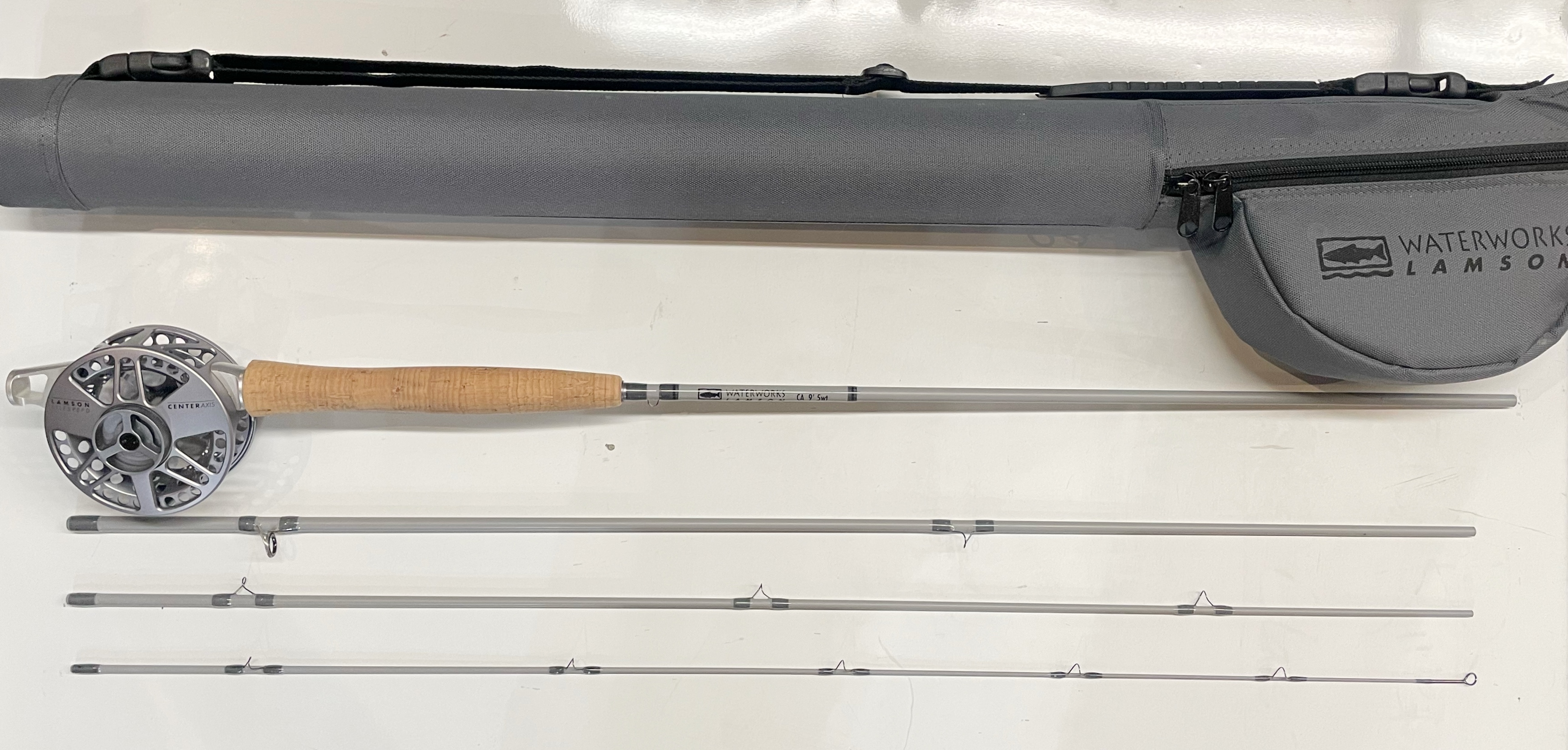 Used Lamson Center Axis 904-4pc Fly Rod and Reel - Western Rivers Flyfisher