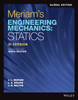 Meriam's Engineering Mechanics: Statics, Global Edition