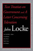 Two Treatises Of Government And A Letter Concerning Toleration - 9780300100181