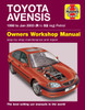 Toyota Avensis Petrol (98 - Jan 03) Haynes Repair Manual
