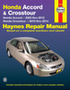 Honda Accord (2003-2012) & Crosstour (2010-2014) Haynes Repair Manual (USA): 2003-14