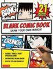 Blank Comic Book: Draw Your Own Manga! (84 Blank Pages of 21 Different Templates)