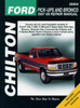Ford Pick-ups & Bronco ('80- '96) (Chilton)