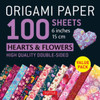 Origami Paper 100 sheets Hearts & Flowers 6" (15 cm): Tuttle Origami Paper: Double-Sided Origami Sheets Printed with 12 Different Patterns: Instructions for 6 Projects Included