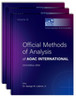 Official Methods of Analysis of AOAC INTERNATIONAL : 3-Volume Set