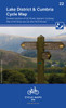 Lake District & Cumbria Cycle Map 22: Features sections of the C2C route, Hadrians Cycleway, Way of the Roses plus other NCN routes