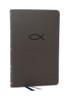 NKJV, Thinline Bible Youth Edition, Leathersoft, Gray, Red Letter, Comfort Print: Holy Bible, New King James Version
