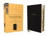 KJV, Thompson Chain-Reference Bible, Handy Size, European Bonded Leather, Black, Red Letter, Thumb Indexed, Comfort Print