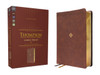 NKJV, Thompson Chain-Reference Bible, Large Print, Leathersoft, Brown, Red Letter, Comfort Print