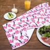 Bullfinch print tea towel