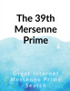 The 39th Mersenne prime
