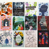 Beautiful Book Covers - 12 Postcard Set