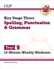 KS3 Year 9 Spelling, Punctuation and Grammar 10-Minute Weekly Workouts