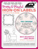 Pretty & Playful Iron-on Labels for Quilts & More: 100+ Designs to Customise & Embellish with Stitching, Colouring & Painting