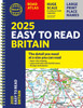 2025 Philip's Easy to Read Road Atlas of Britain: (A4 Spiral binding)