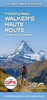 Walker's Haute Route: Chamonix to Zermatt: Trekking Map - The Great Treks of the Alps