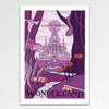 Wonderland Vintage Travel Poster A3 Art Print