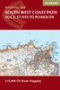 South West Coast Path Map Booklet - Vol 2: St Ives to Plymouth: 1:25,000 OS Route Mapping