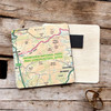 OS Map Wooden Square Magnet - Snowdonia National Park