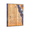 2026 Gaudi, The Manuscript of Reus (Embellished Manuscripts Collection) Ultra 18-month Vertical Hardcover Flexi Dayplanner 2025-2026 (Wrap Closure)