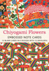 Chiyogami Flowers Embossed Note Cards - 12 Cards: 12 Blank Cards in 6 Lovely Designs (2 each) with 12 Patterned Envelopes in a Keepsake Box