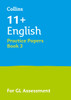 11+ English Practice Papers Book 3: For the 2026 Gl Assessment Tests