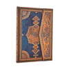 2026 Safavid Indigo (Safavid Binding Art) Midi 12-month Vertical Hardcover Flexi Dayplanner 2026 (Wrap Closure)