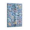 Blue Willow (Celebrate Hanfu) Mini Unlined Hardcover Journal (Wrap Closure)