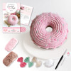 Crochet Cafe Amigurumi Kit Donut: Everything You Need Is Included: 100%-Cotton Yarn, Crochet Hook, Stitch Marker, Tapestry Needle, Fiberfill, Step-by-Step Leaflet, and Exclusive Instruction Videos; Beginner Friendly!