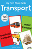 My First Flash Cards Transport: Early Learning Cards For Kids
