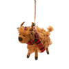 Highland Cow Felt Decoration