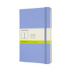 Moleskine Large Plain Hardcover Notebook: Hydrangea Blue