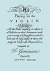 The Art of Playing the Violin. [Facsimile of 1751 Edition]. by Francesco Geminiani (Author)
