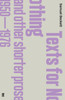 Texts for Nothing and Other Shorter Prose, 1950-1976