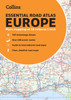 Collins Essential Road Atlas Europe: Clear and Detailed Map of Europe in Handy A4 Paperback