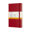 Moleskine Medium Ruled Hardcover Notebook: Scarlet