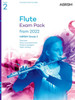 Flute Exam Pack from 2022, ABRSM Grade 2: Selected from the syllabus from 2022. Score & Part, Audio Downloads, Scales & Sight-Reading