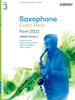 Saxophone Exam Pack from 2022, ABRSM Grade 3: Selected from the syllabus from 2022. Saxophone Part, Piano Accompaniment, Scales & Sight-Reading