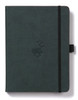 Dingbats A5+ Wildlife Green Deer Notebook - Plain