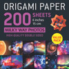 Origami Paper 200 sheets Milky Way Photos 6 Inches (15 cm): Tuttle Origami Paper: High-Quality Double Sided Origami Sheets Printed with 12 Different Photographs (Instructions for 6 Projects Included)