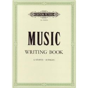 Peters Music Writing Book Portrait