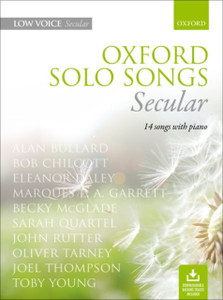 Oxford Solo Songs: Secular: 14 Songs With Piano - 9780193556812 Oxford Solo Songs: Secular: 14 Songs With Piano - 9780193556812