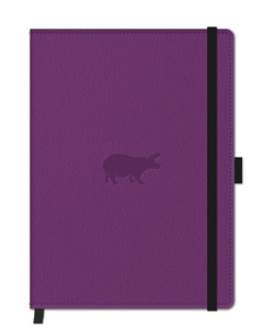 A5 Purple Hippo Nbook Plain - 5285003136986