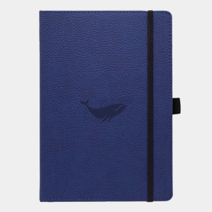 A4 Blue Whale Nbook Lined