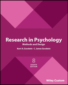 Research In Psychology Methods And Design 8E