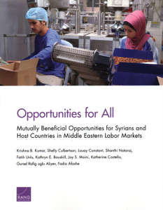 Opportunities For All: Mutually Beneficial Opportunities For Syrians And Host Countries In Middle Eastern Labor Markets Opportunities For All: Mutually Beneficial Opportunities For Syrians And Host Countries In Middle Eastern Labor Markets