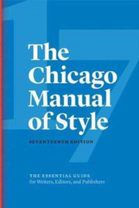 The Chicago Manual Of Style, 17Th Edition