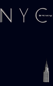 Nyc Chrysler Building Midnight Black Grid Style Page Notepad $Ir Michael Limited Edition